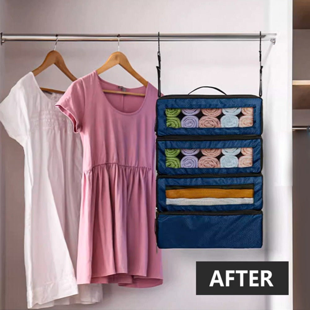 Travel Organizer Bag – for Travel, Hanging Organizer Hooks Layer Wardrobe – detail view 17