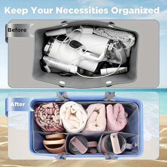 Travel Organizer Bag – for Travel, Large Beach Organizer Insert Multifunctional – detail view 3