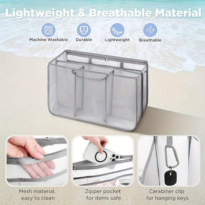 Travel Organizer Bag – for Travel, Large Beach Organizer Insert Multifunctional – detail view 8