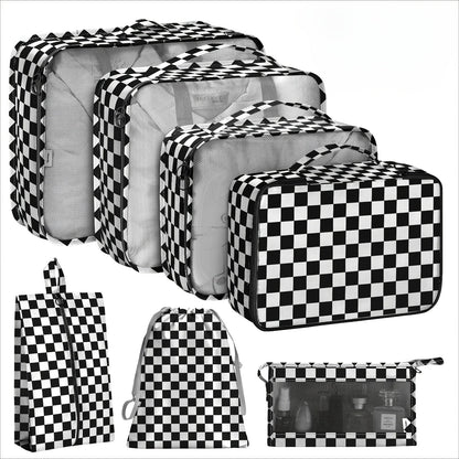 Travel Organizer Bag – for Travel, Packing Cubes Set Laundry Shoe – front view - product view 12