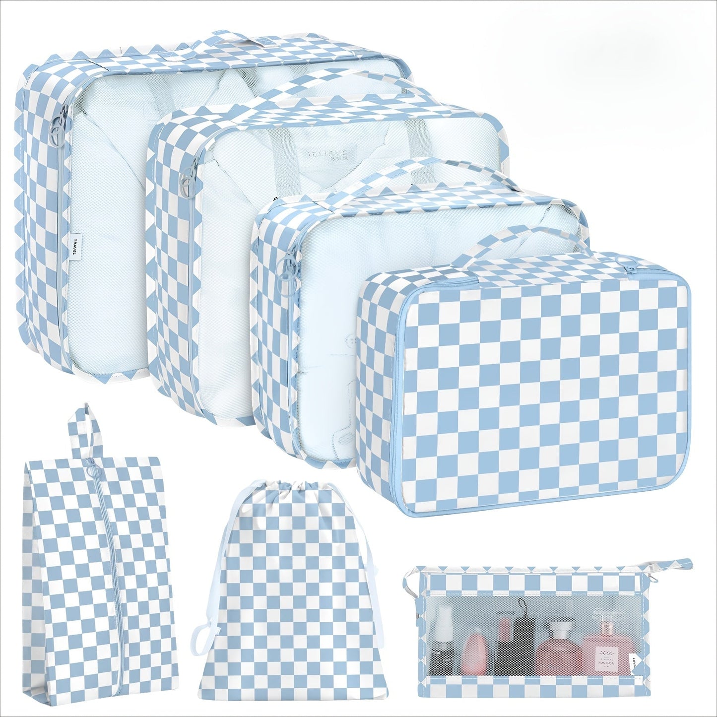 Travel Organizer Bag – for Travel, Packing Cubes Set Laundry Shoe – detail view 2