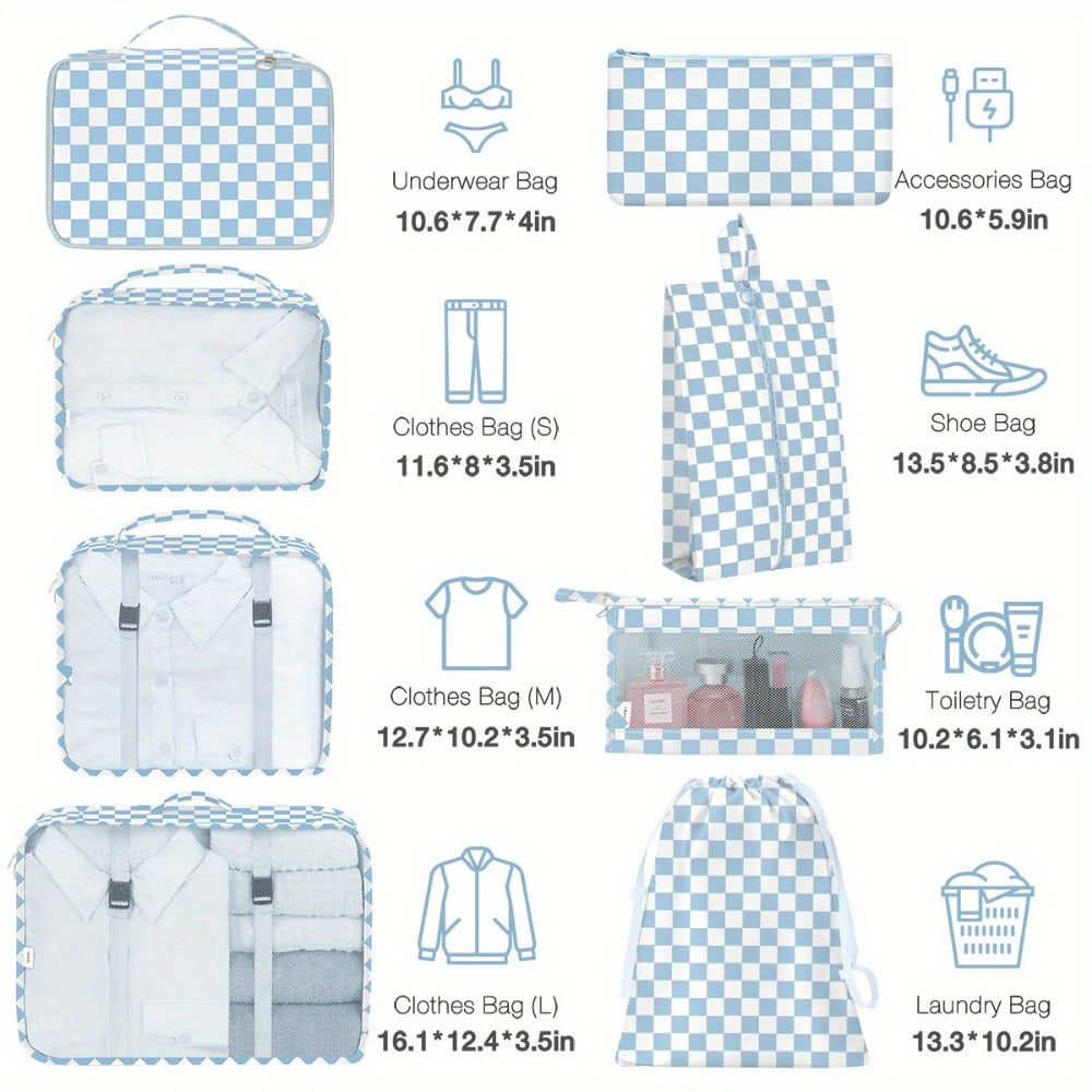Travel Organizer Bag – for Travel, Packing Cubes Set Laundry Shoe – detail view 13