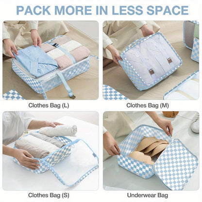Travel Organizer Bag – for Travel, Packing Cubes Set Laundry Shoe – detail view 8