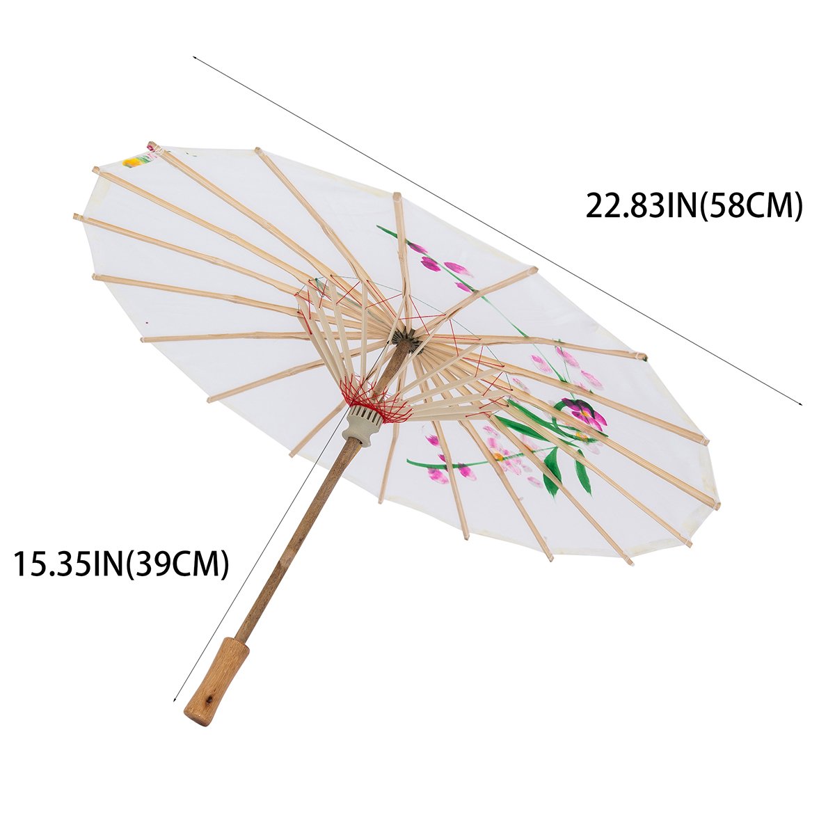 Travel Umbrella – 22 Inch, Japanese Chinese Parasol Umbrella Inch – alternate view