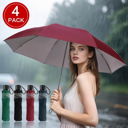 Travel Umbrella – 4-Pack, Windproof, Compact, Lightweight – detail view 4