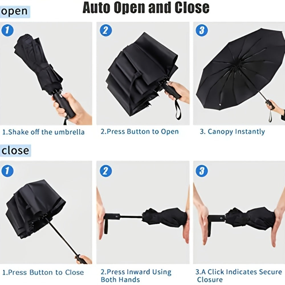 Travel Umbrella – Automatic, Lightweight, Waterproof, Windproof – detail view 11