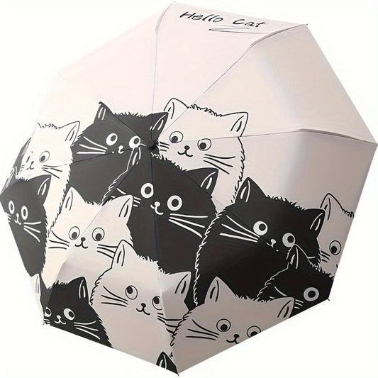 Travel Umbrella – Automatic, Windproof, Lightweight, Compact – front view