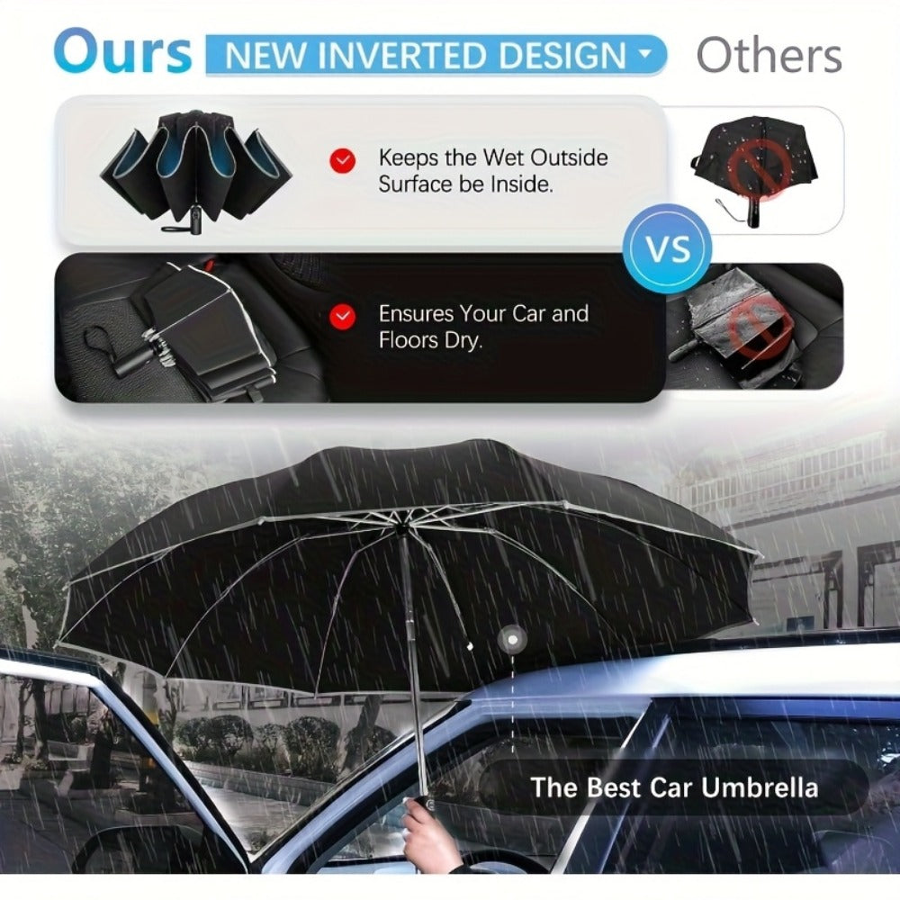 Travel Umbrella – Automatic, Windproof, Lightweight, for Travel – detail view 15