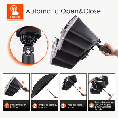Travel Umbrella – Automatic, Windproof, Lightweight, for Travel – detail view 6