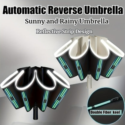 Travel Umbrella – Automatic, Windproof, Lightweight, for Travel – front view