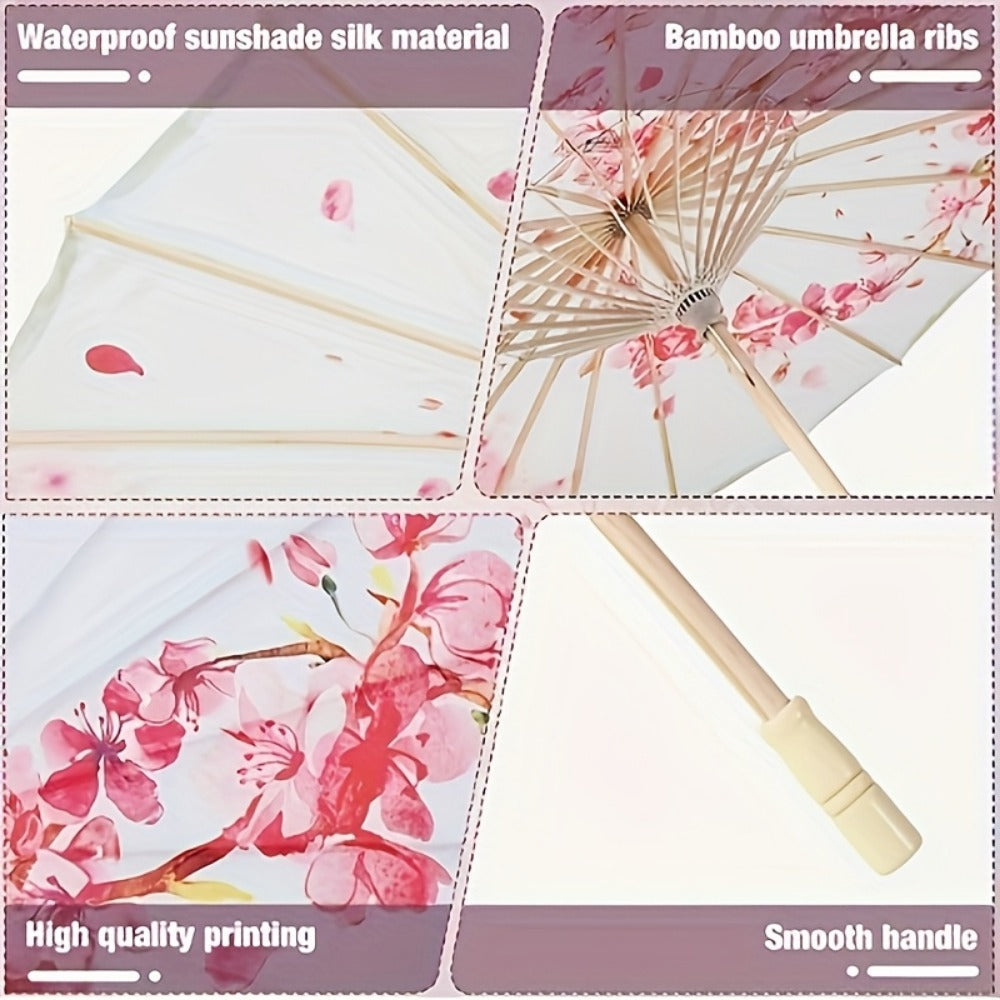 Travel Umbrella – Chinese Paper Parasol Umbrella Set – detail view 6
