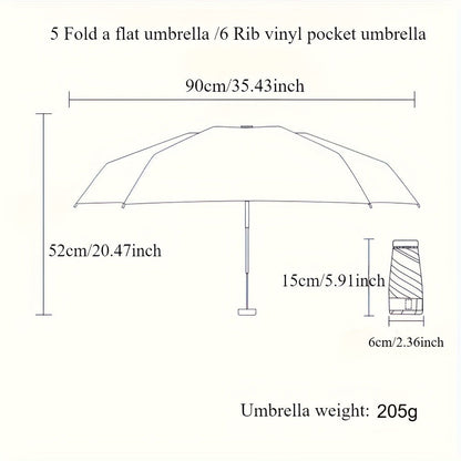 Travel Umbrella – Compact, Lightweight, for Travel – alternate view