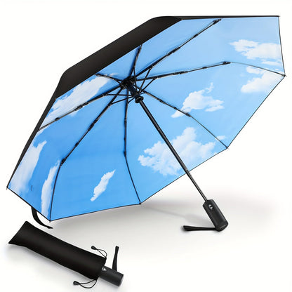 Travel Umbrella – Compact, Windproof, Foldable, for Travel & Work – detail view 19