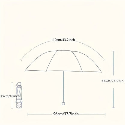 Travel Umbrella – Compact, Windproof, for Travel & Work – detail view 2