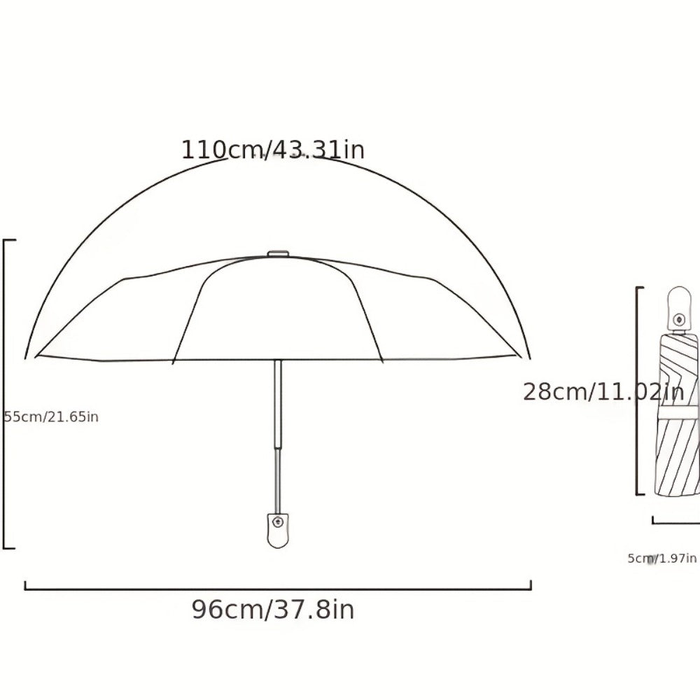 Travel Umbrella – Foldable, Compact, for Travel – detail view 2