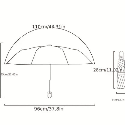 Travel Umbrella – Foldable, Compact, for Travel – detail view 2