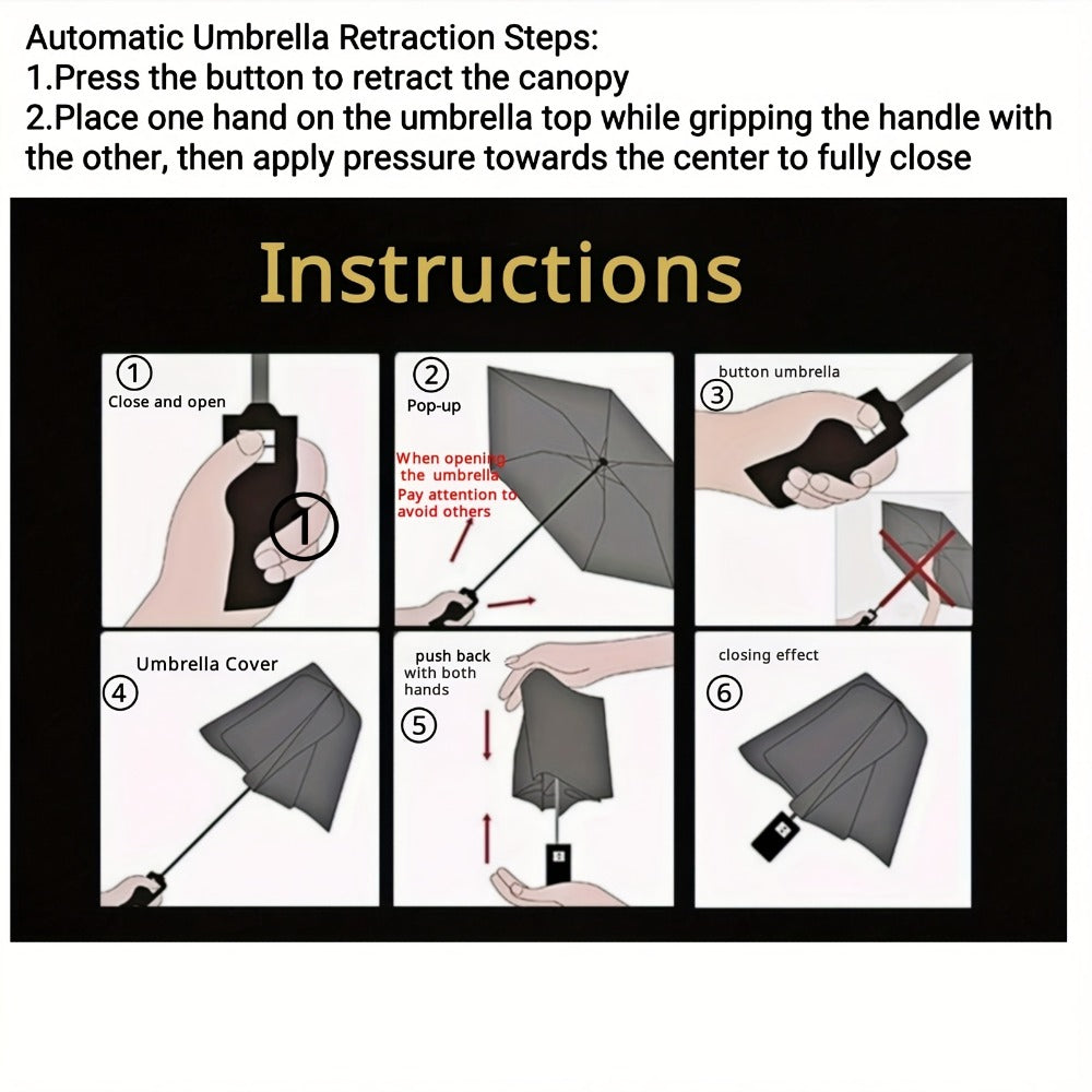 Travel Umbrella – Foldable, Compact, for Travel – detail view 7