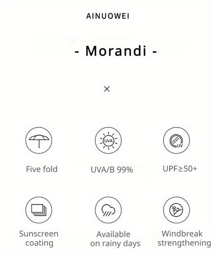 Travel Umbrella – Mini, Compact, Foldable, for Travel – detail view 13