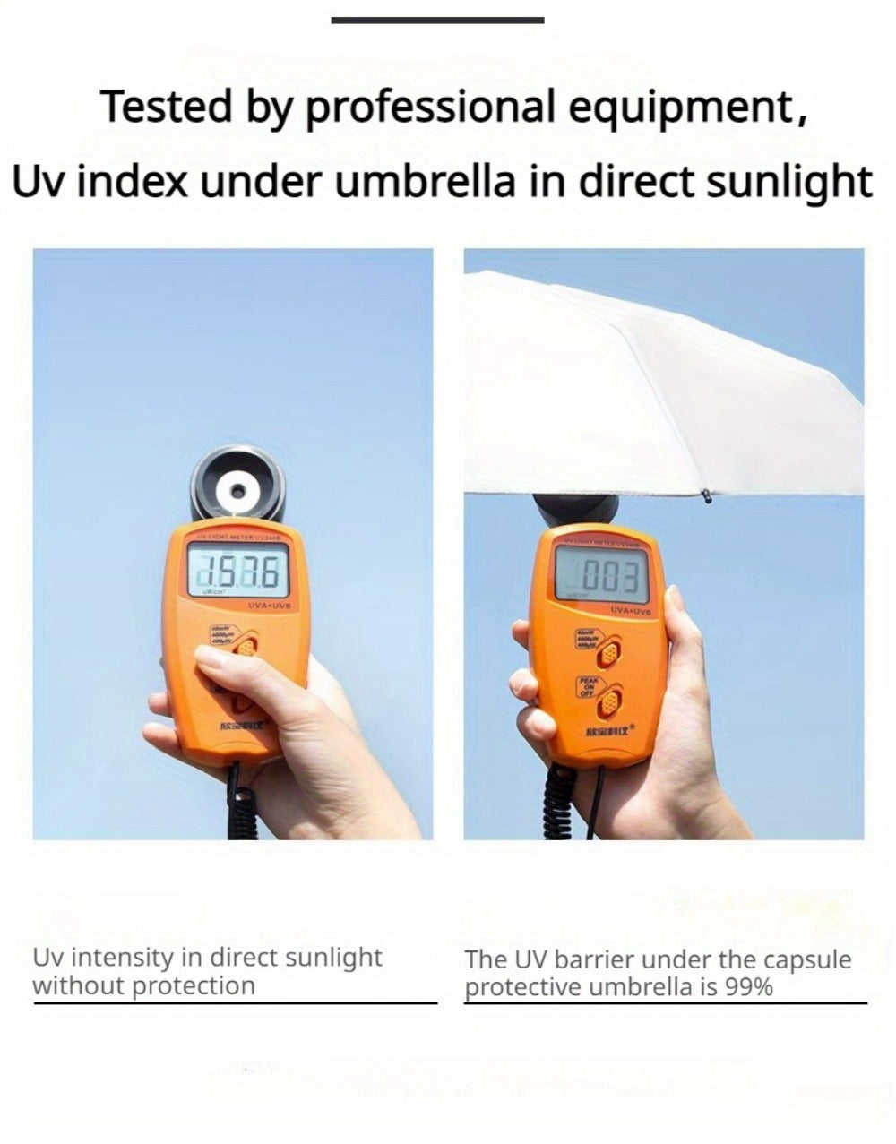 Travel Umbrella – Mini, Compact, Foldable, for Travel – detail view 16