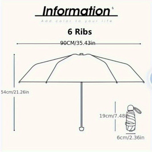 Travel Umbrella – Mini, Compact, Foldable, for Travel – detail view 4