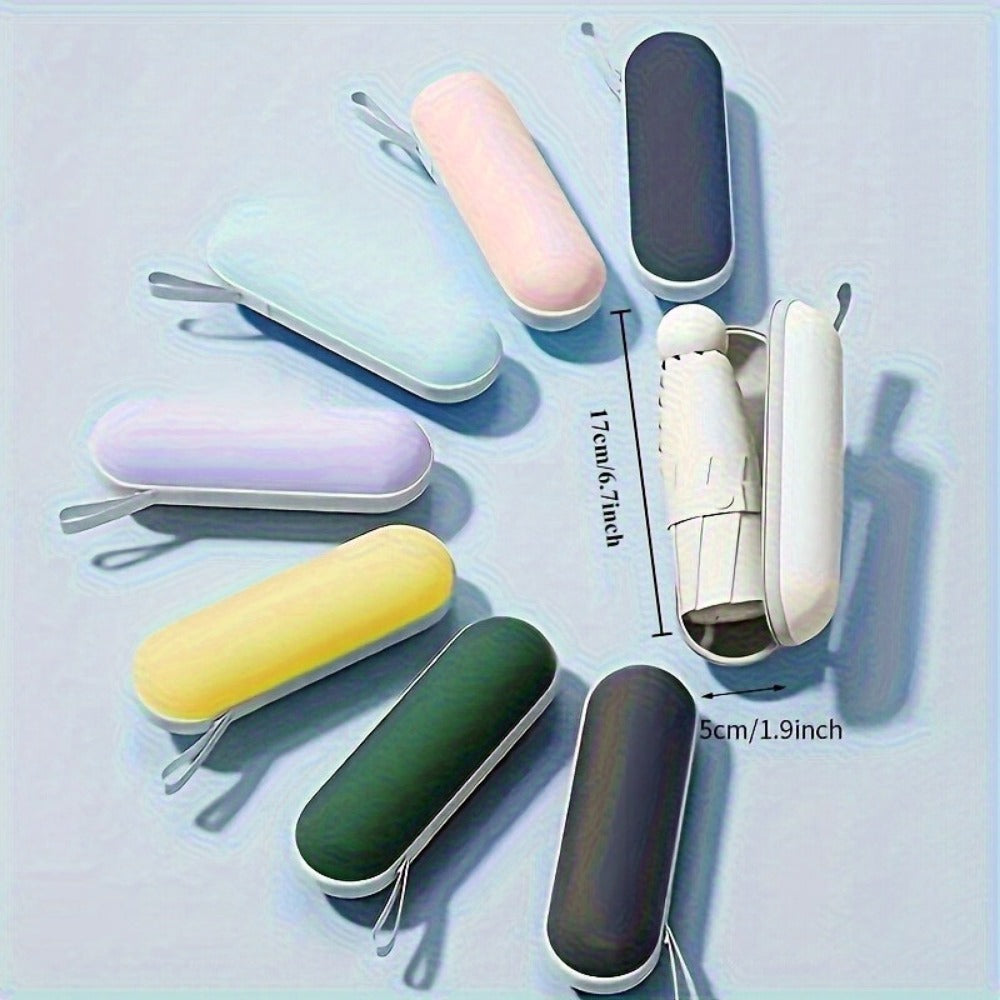 Travel Umbrella – Mini, Compact, Foldable, for Travel – front view