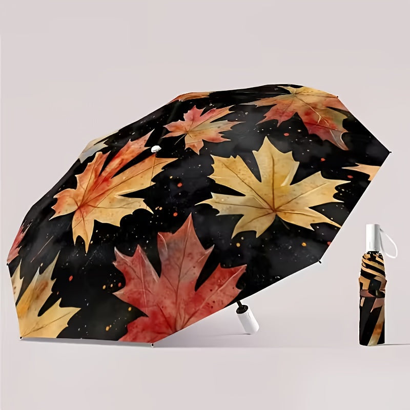 Travel Umbrella – Soccer Ball Print Folding Umbrella – detail view 15