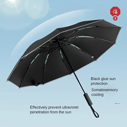 Travel Umbrella – Windproof, Rib Windproof Reverse Folding Umbrella – detail view 6