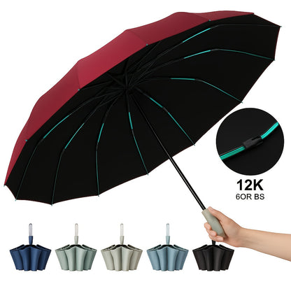 Travel Umbrella – Windproof, Super Strong Windproof Umbrella Auto – detail view 19