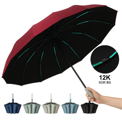 Travel Umbrella – Windproof, Super Strong Windproof Umbrella Auto – detail view 11