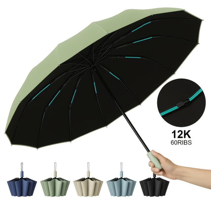 Travel Umbrella – Windproof, Super Strong Windproof Umbrella Auto – detail view 13