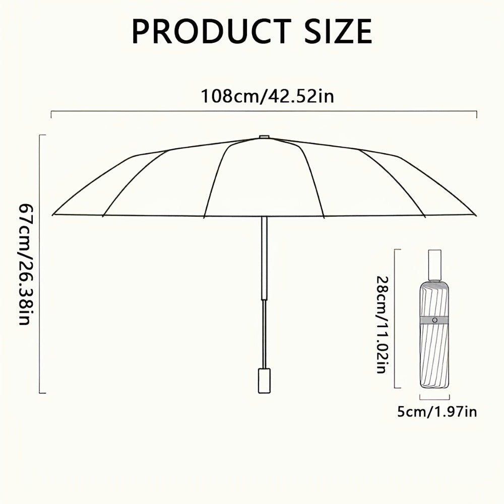 Travel Umbrella – Windproof, for Travel – detail view 5