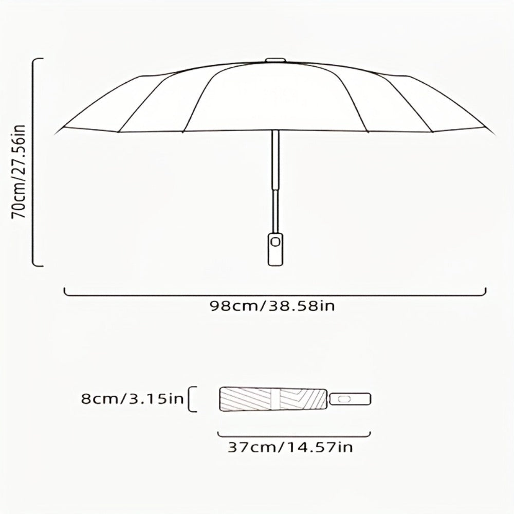 Travel Umbrella – Windproof, Foldable, Lightweight, Compact – detail view 14
