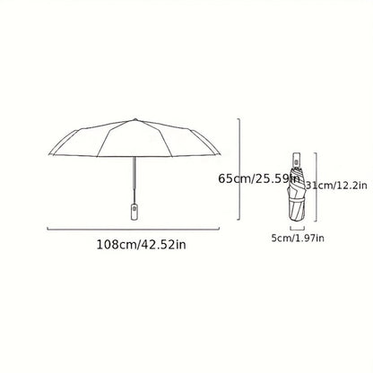 Travel Umbrella – Windproof, Foldable, Compact, for Travel & Work – detail view 2