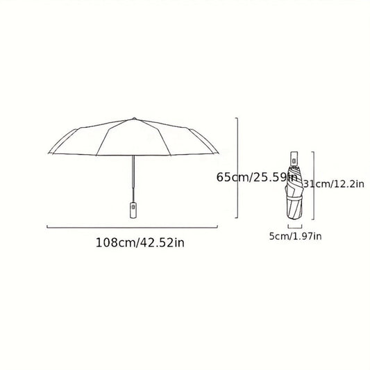 Travel Umbrella – Windproof, Foldable, Compact, for Travel & Work – detail view 2