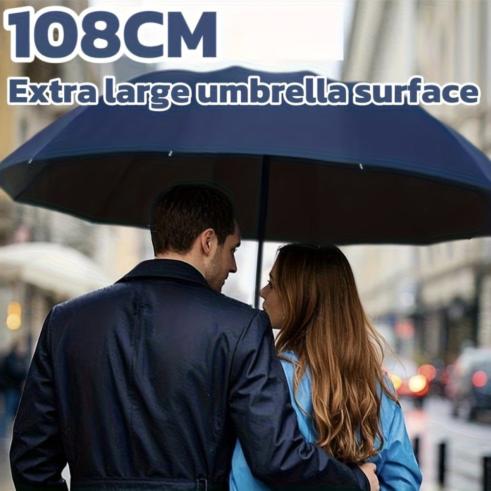 Travel Umbrella – Windproof, Foldable, Compact, for Travel & Work – front view