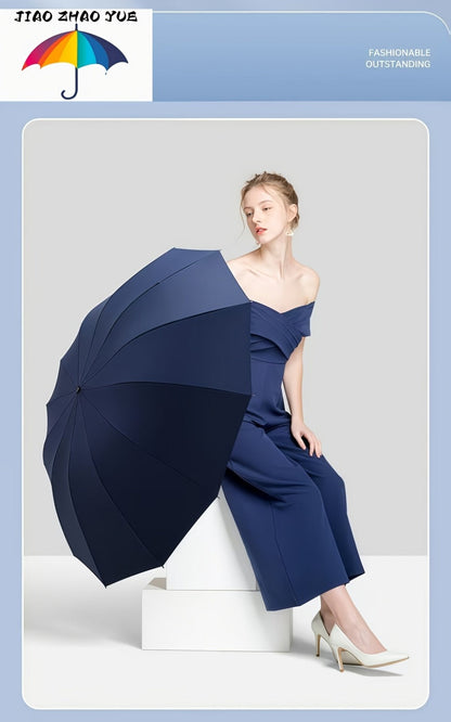 Travel Umbrella – Windproof, Foldable, Compact, for Travel & Work – detail view 16