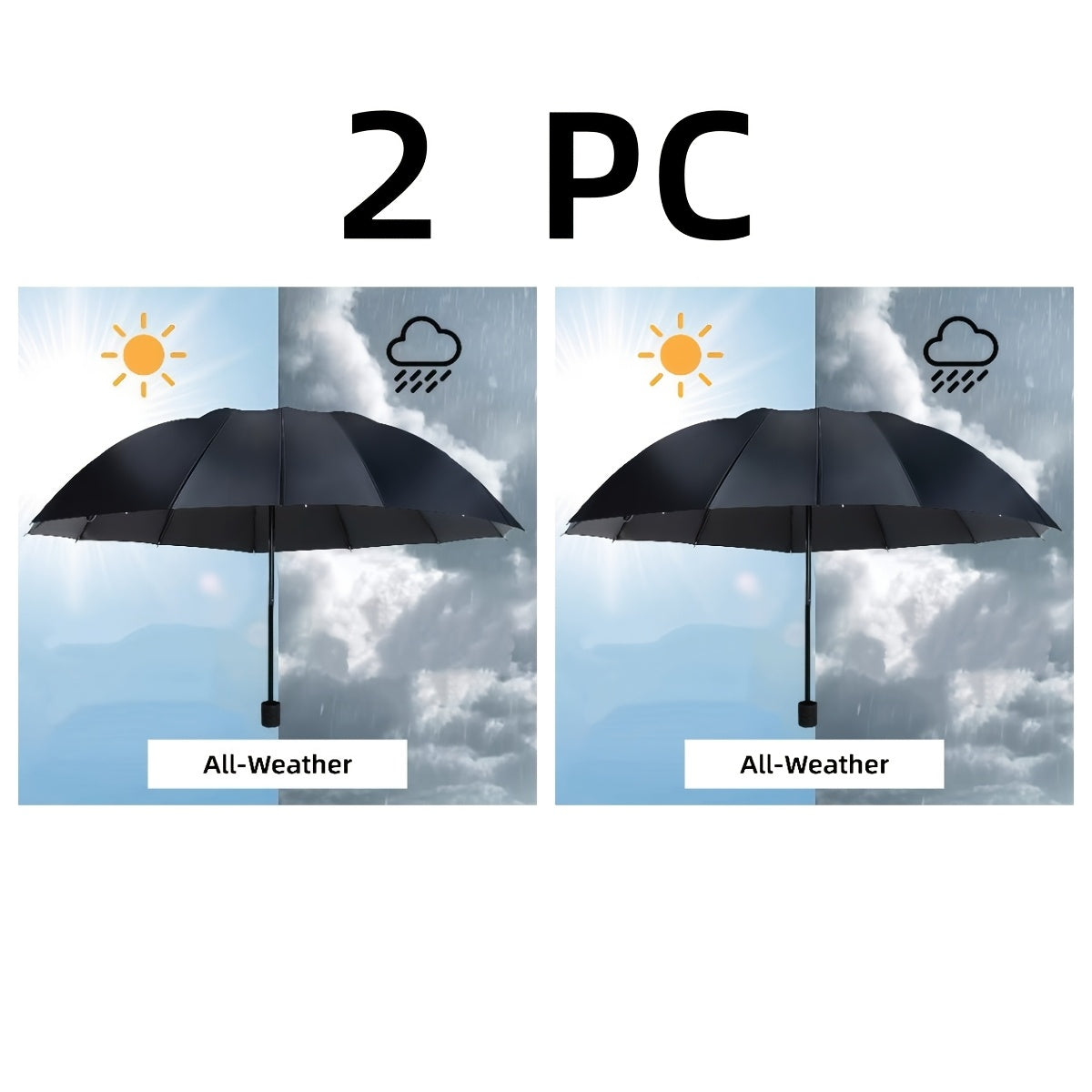 Travel Umbrella – Windproof, Waterproof, Compact, for Travel & Work – detail view 21