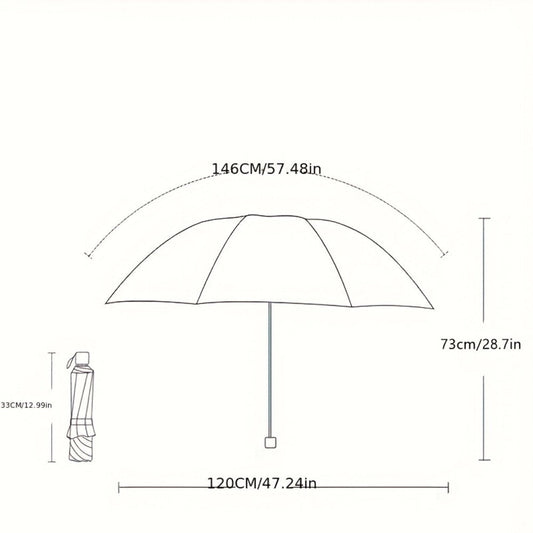 Travel Umbrella – Windproof, Waterproof, Compact, for Travel & Work – detail view 6