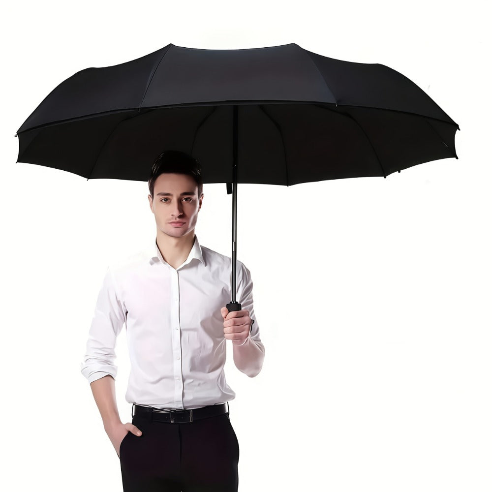Travel Umbrella – Windproof, Waterproof, Compact, for Travel & Work – front view