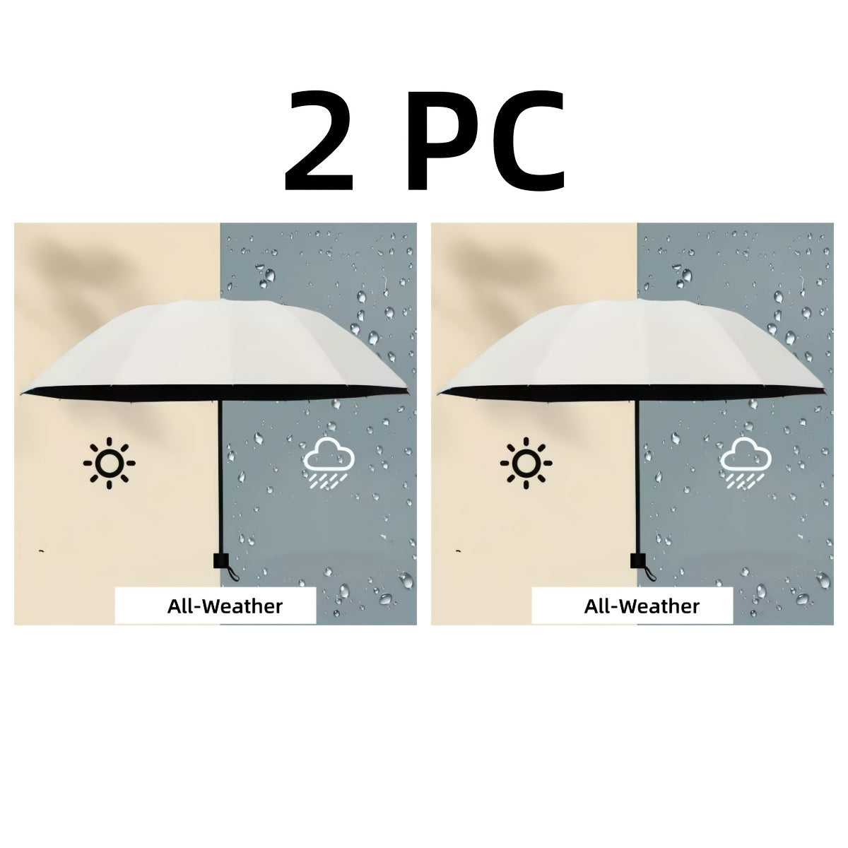 Travel Umbrella – Windproof, Waterproof, Compact, for Travel & Work – detail view 22