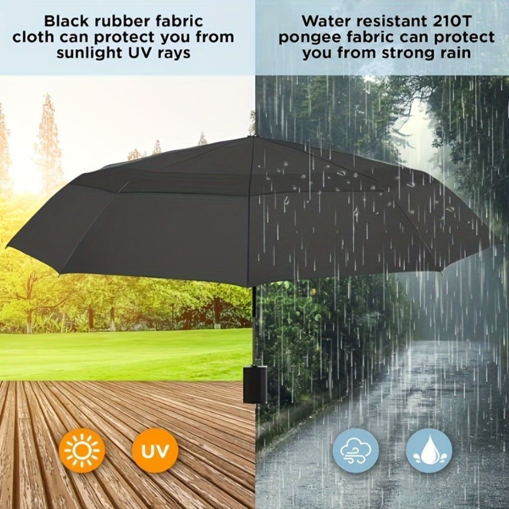 Travel Umbrella – Windproof, Waterproof, for Travel & School – detail view 9