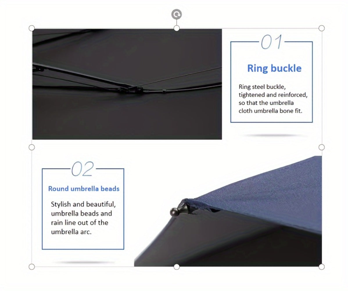 Travel Umbrella – Windproof, Waterproof, for Travel & School – detail view 11