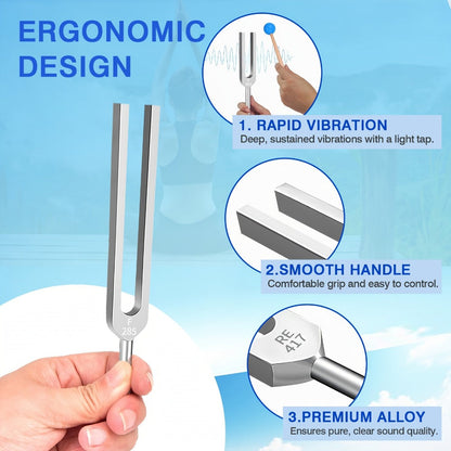 Tuning Fork Set, 9pcs, 174Hz, Forks, Set-with for Pitch Reference detail image - detail view 13