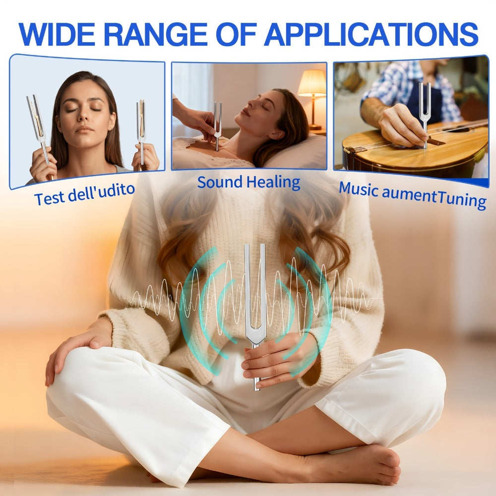 Tuning Fork Set, 9pcs, 174Hz, Forks, Set-with for Pitch Reference detail image - detail view 9