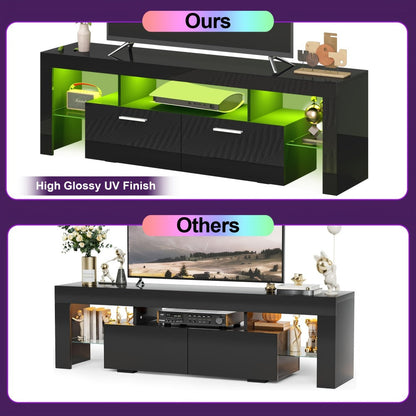 TV Stand with Storage Drawers for Practical Everyday Home Use detail image - detail view 10