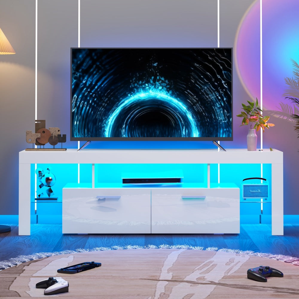 TV Stand with Storage Drawers for Practical Everyday Home Use detail image - detail view 13