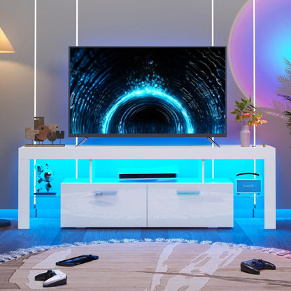 TV Stand with Storage Drawers for Practical Everyday Home Use detail image - detail view 13
