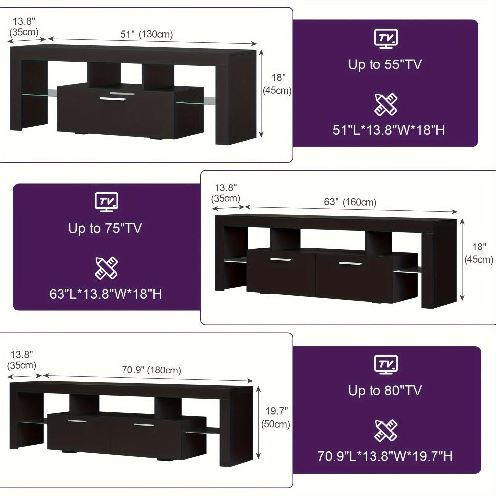 TV Stand with Storage Drawers for Practical Everyday Home Use detail image - detail view 19