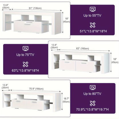 TV Stand with Storage Drawers for Practical Everyday Home Use detail image - detail view 4