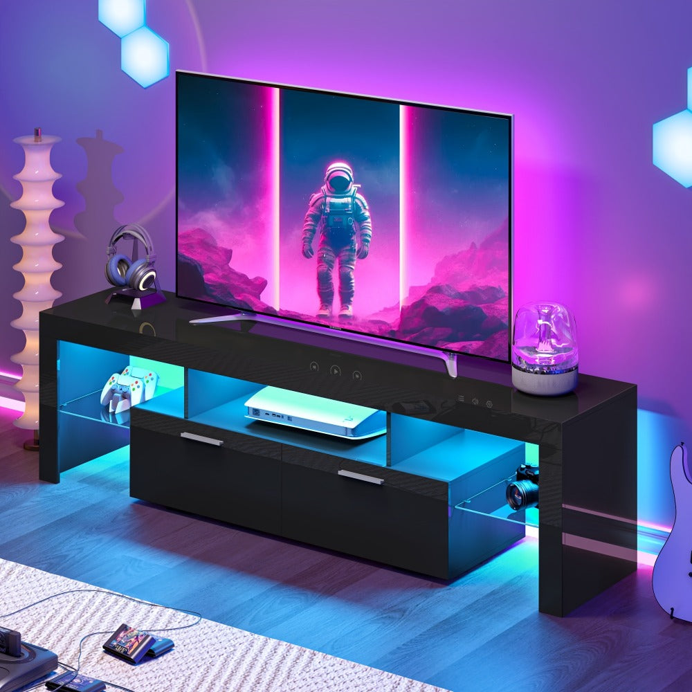 TV Stand with Storage Drawers for Practical Everyday Home Use detail image - detail view 6